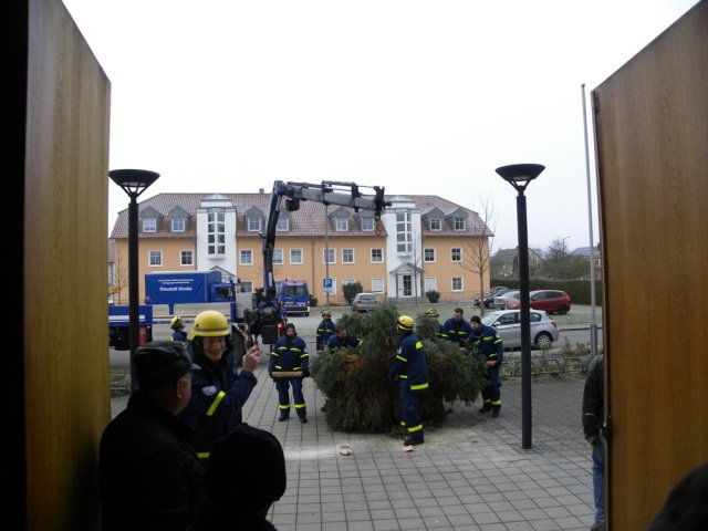 Christbaumaufstellen 2016 12